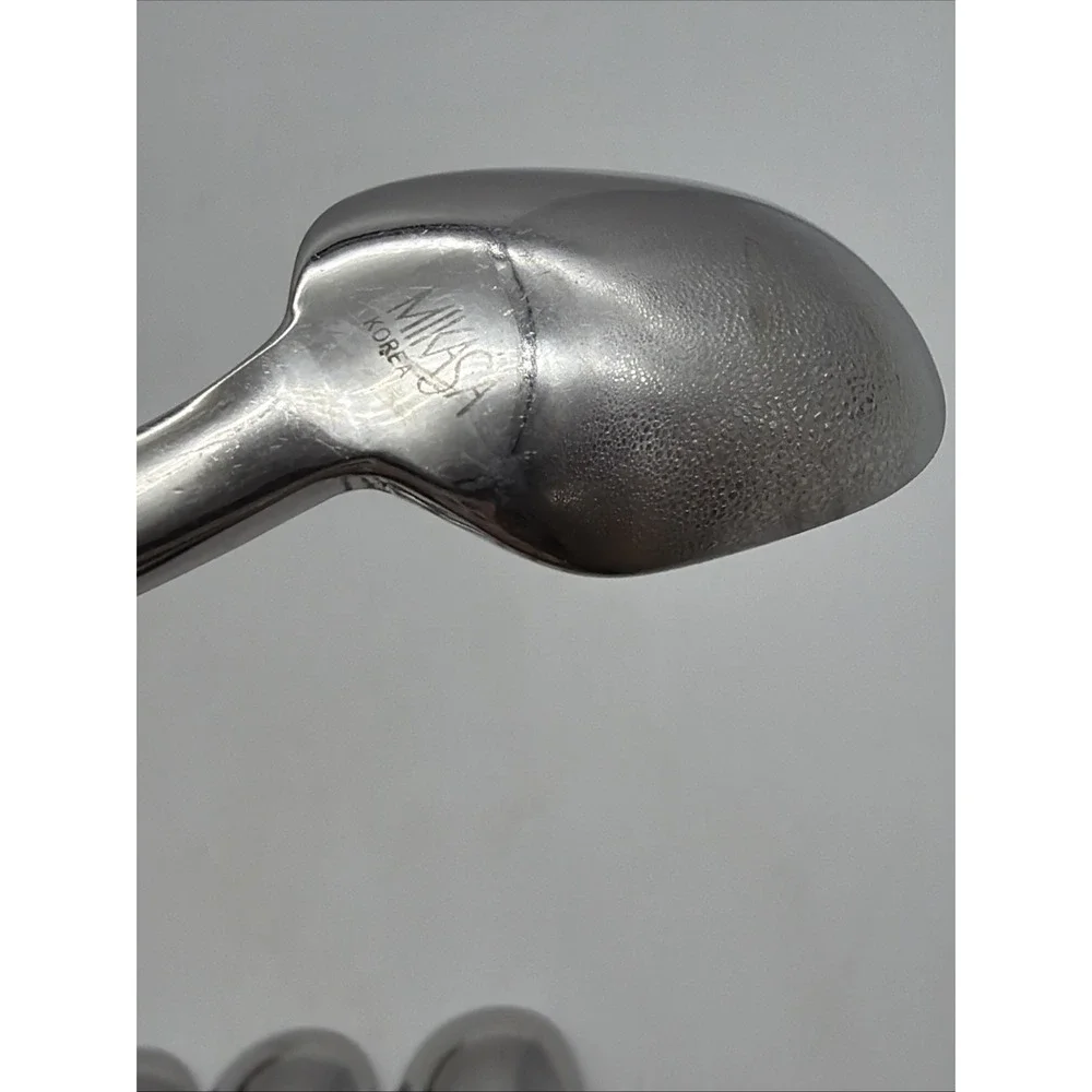 Mikasa Zena Stainless Teaspoons Set of 5 Discontinued Flatware 5 5/8